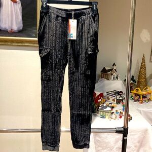 Vintage Havana girls black joggers